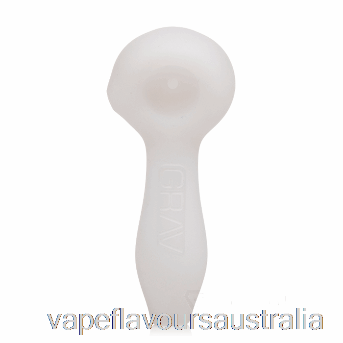 Vape Australia GRAV Sandblasted Spoon White